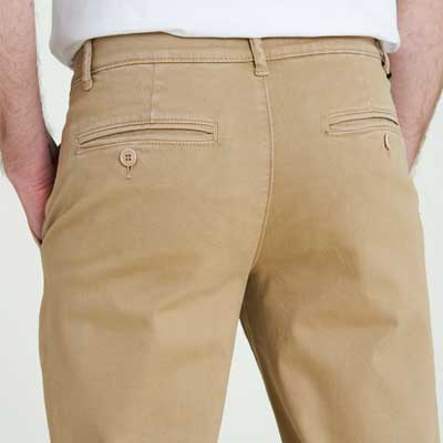 Pantalón chino de algodón orgánico