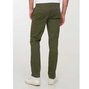 Pantalón algodón orgánico verde oscuro