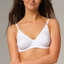 Organic cotton underwired bra