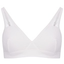 Organic cotton bra, without hoop, transparency