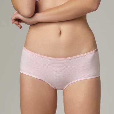 Braga culotte algodón orgánico, rayas