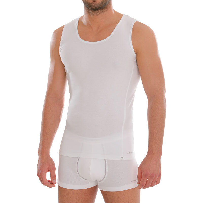 Organic cotton undershirt with straps