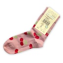 Organic Cotton Socks, cerezas