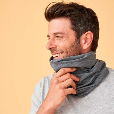  Organic cotton neck gaiter