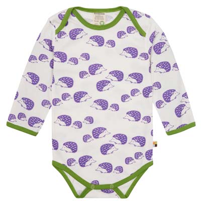 Hedgehog baby cotton bodysuit