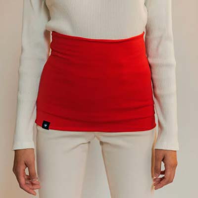 Organic Cotton Haramaki Basic Red