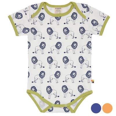 Organic cotton bodysuit Baby Lion