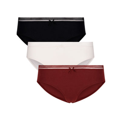 Pack of three Organic Cotton Panties